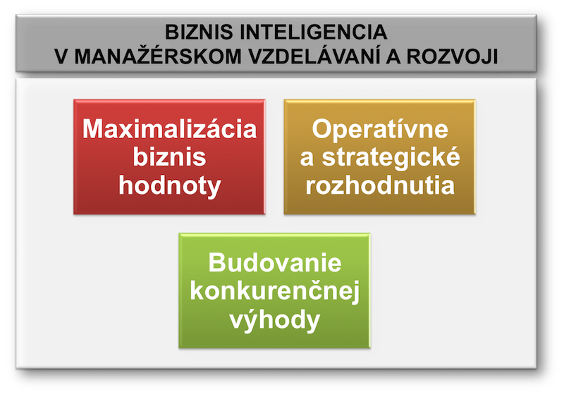Biznis Inteligencia v manažérskom vzdelávaní a rozvoji