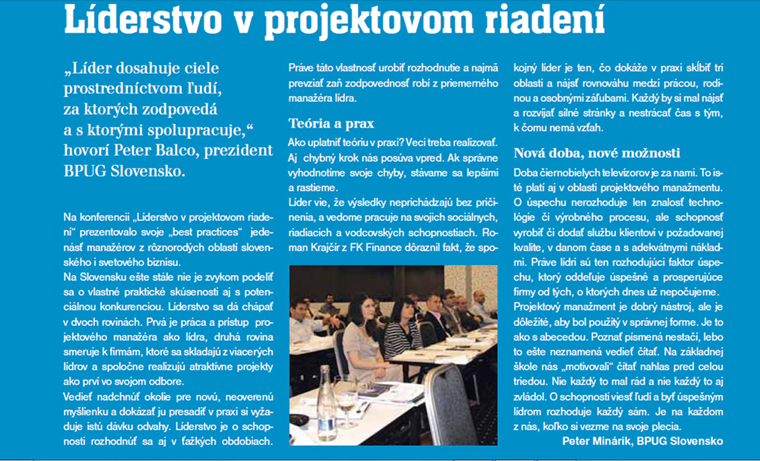 Líderstvo v projektovom riadení