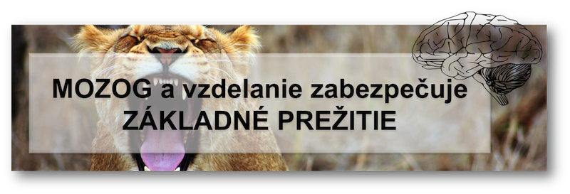 Mozog a evolučné prežitie