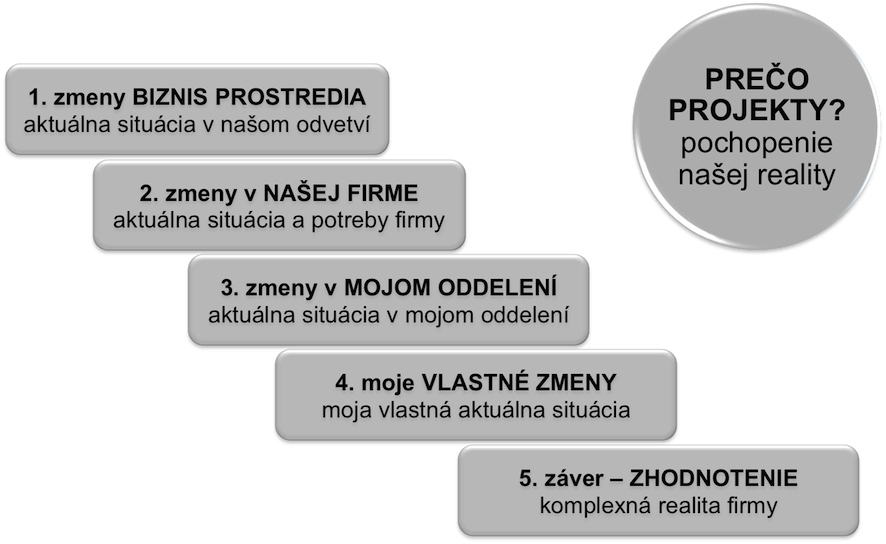 Prečo potrebujeme projekty - vyhodnotenie našej firemnej reality