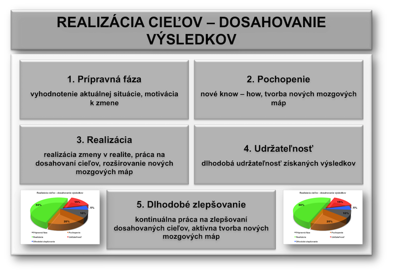 Realizácia cieľov a dosahovanie výsledkov - popis krokov