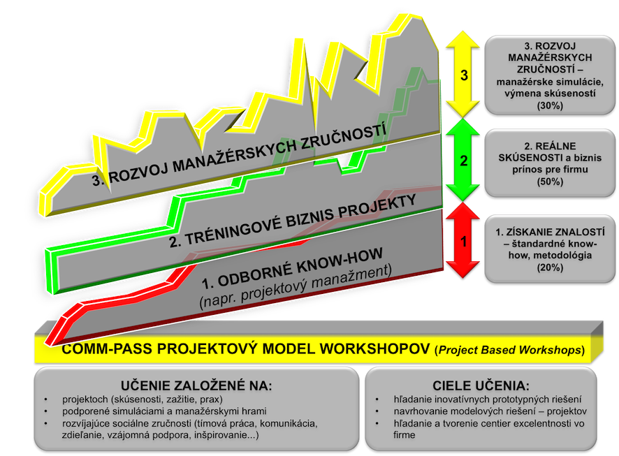 Štruktúra projektového modelu vzdelávania